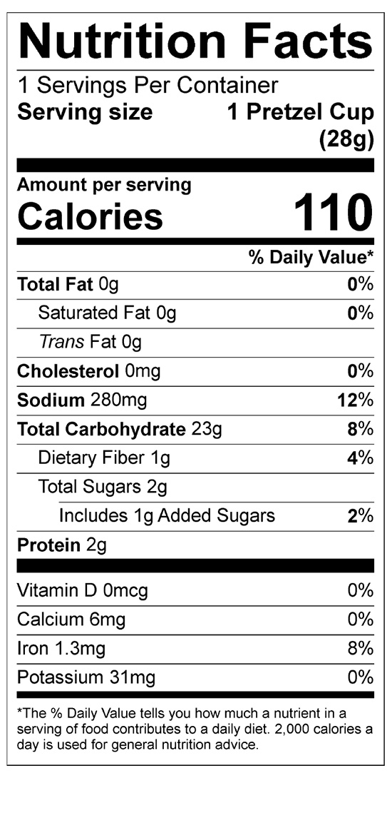 hummus snacks nutrition facts